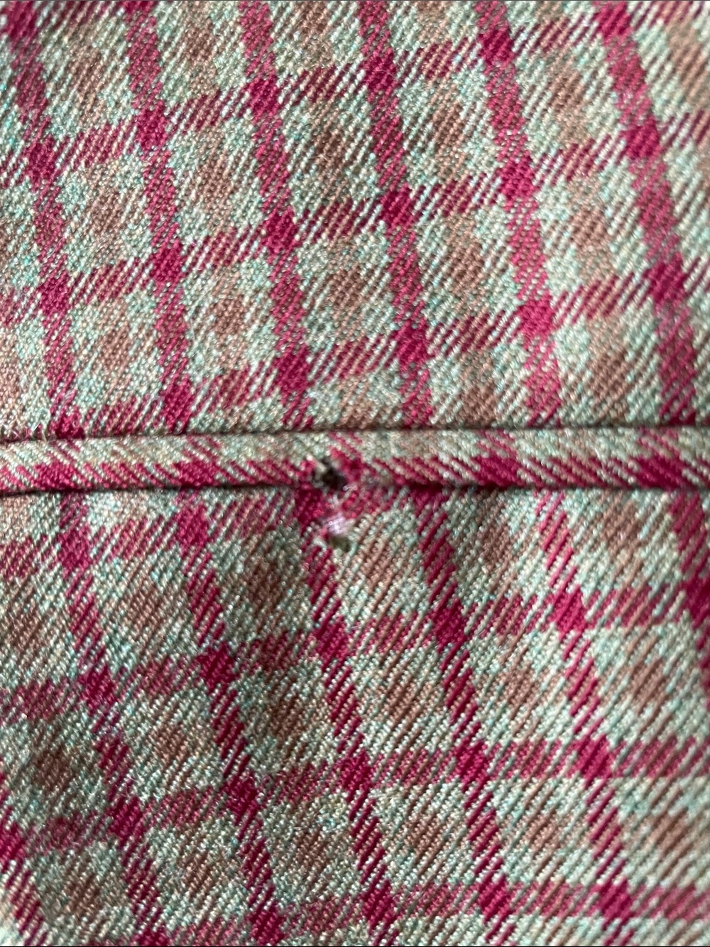 RARE 90’s MOSCHINO Cheap & Chic PUZZLE Blazer Italian Virgin Wool Plaid 8 - Picture 10 of 16